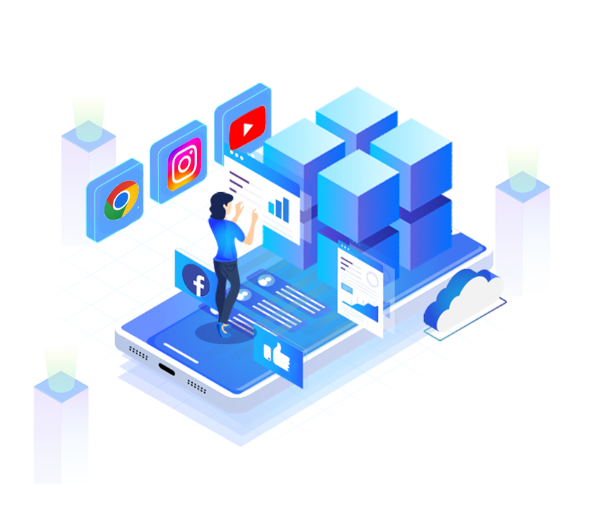 NiuProxy use cases: multi-scenario applications including social media automation, retail intelligence gathering, SEO monitoring, and more